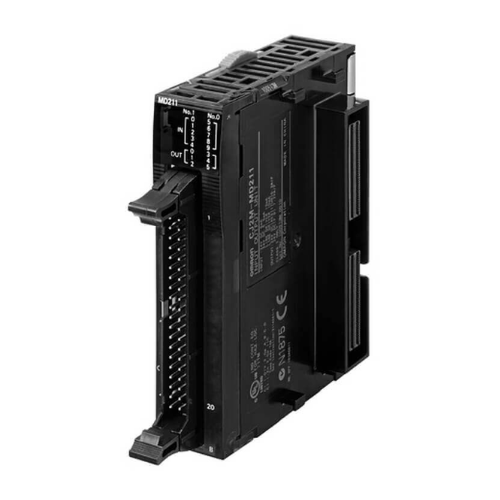 CJ2M-MD212 Omron digital output module for Omron CJ2M PLCs, providing 16 relay outputs for efficient and reliable control in industrial automation.