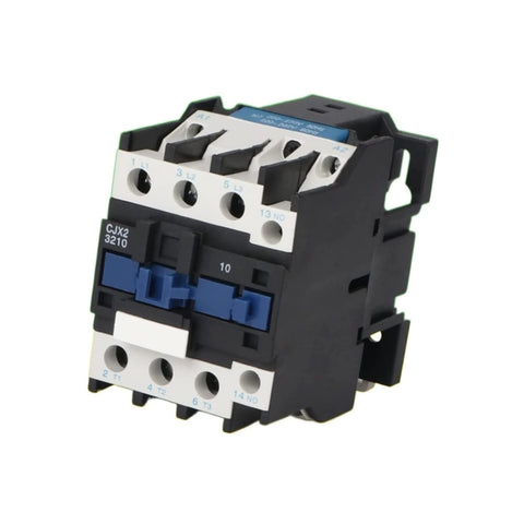 CJX2-3210 contactor, 50 A, 3-pole, 110 V coil, rail-mounted motor controller