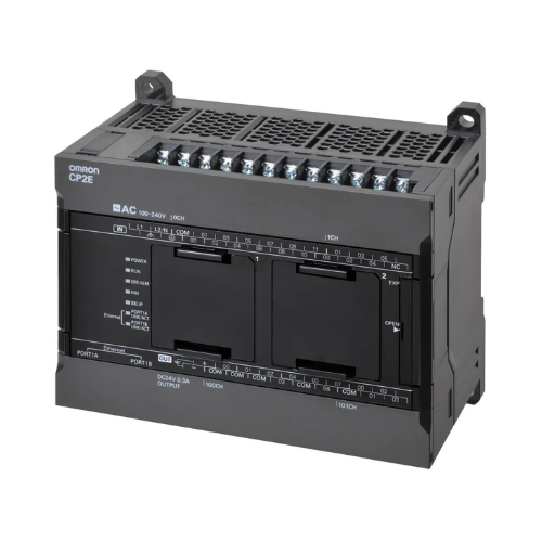 CP2E-N30DR-D Omron PLC Omron compacto con 30 entradas digitales y salidas de relé, que proporciona un control confiable para diversas aplicaciones industriales.