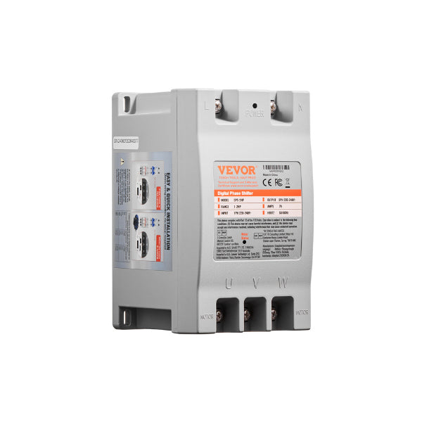 VEVOR CPS-2HP | 2HP Single to 3 Phase Converter | Digital Phase Shifter | 220V-240V