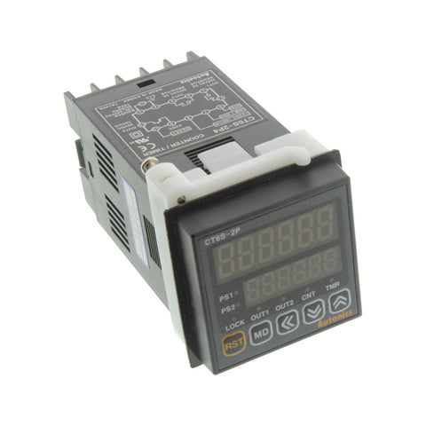 Autonics CT6S-2P4 digital counter timer with 6-digit LED display and multi-function control.