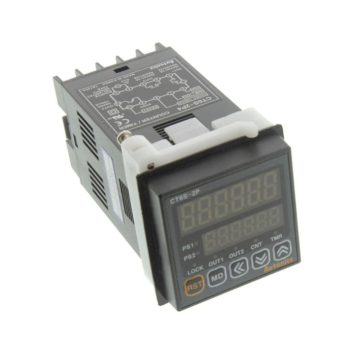 Autonics CT6S-2P4 digital counter timer with 6-digit LED display and multi-function control.