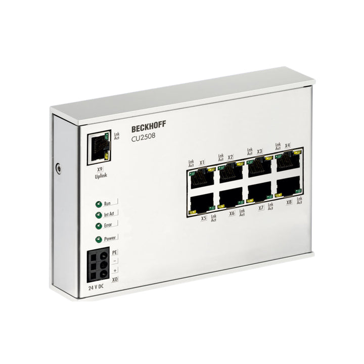 Beckhoff CU2508 8-port EtherCAT switch PCIe card, real-time automation networking