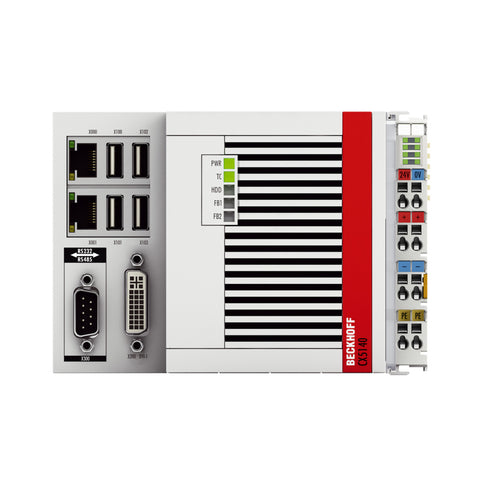 Beckhoff CX5140-0155 embedded PC, Intel Atom quad-core, DIN-rail industrial controller