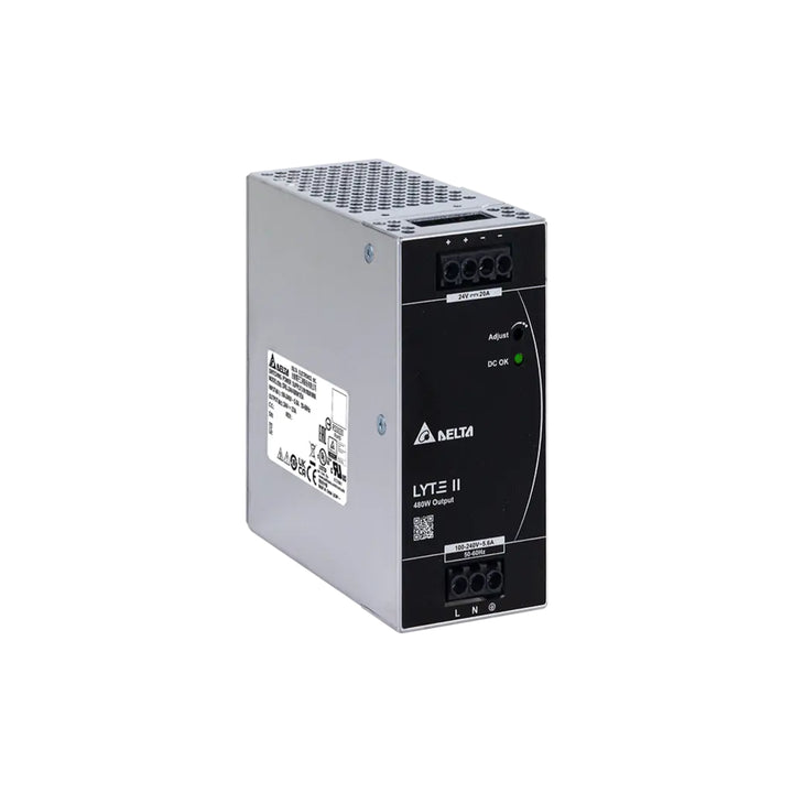Delta DRL24V480W1EN power supply suitable for industrial applications.