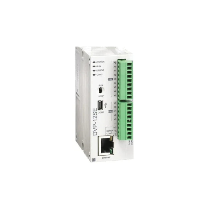 Delta DVP-12SE11T PLC Module for efficient industrial automation applications.