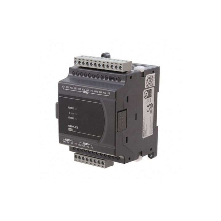 Delta DVP04DA-E2 PLC Module offering versatile automation features, robust design, and reliable performance.
