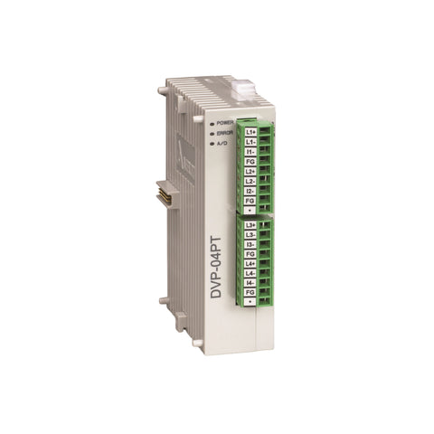 Delta DVP06PT-S PLC Module with advanced processing capabilities, flexible configuration, and robust design.
