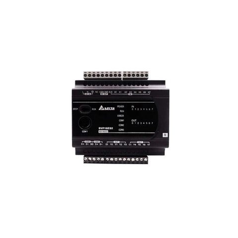 Delta DVP16ES200R PLC Module designed for industrial automation with robust features and reliable performance.