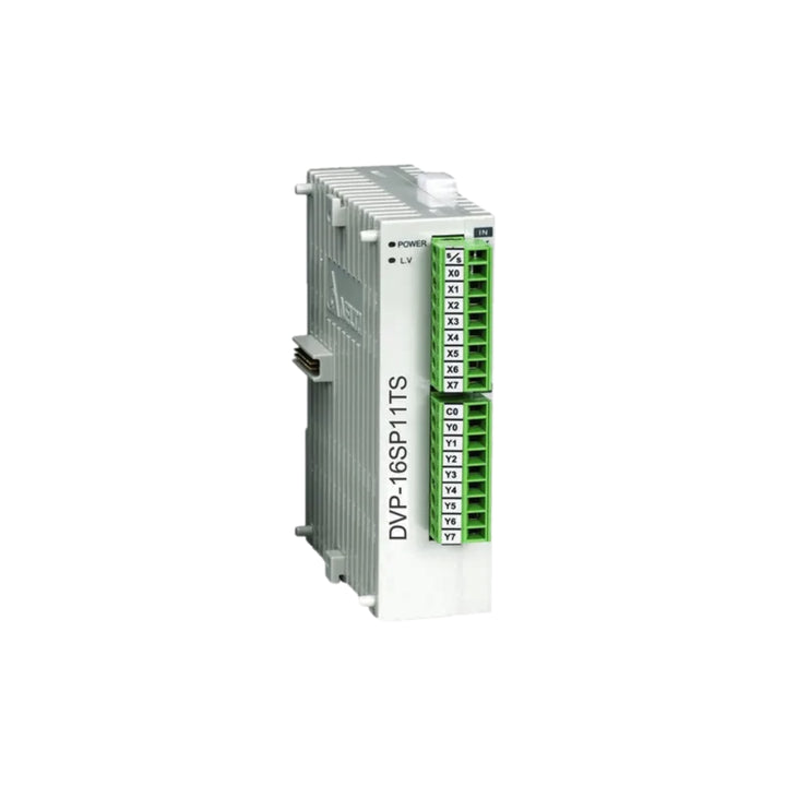 Delta DVP16SP11TS PLC Module offering high-performance control and reliable operation.