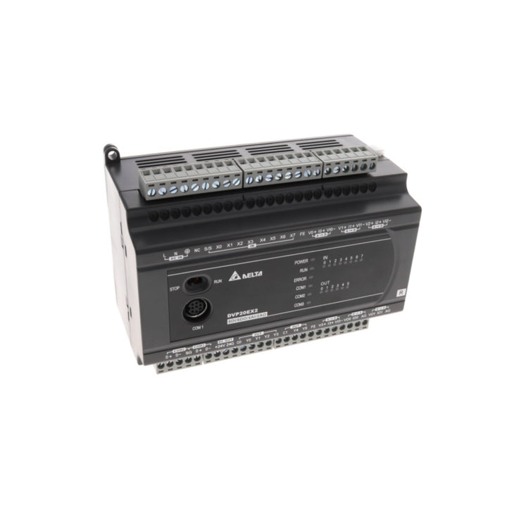 Delta DVP20EX200R PLC Module, offering high-performance control and reliable industrial communication.