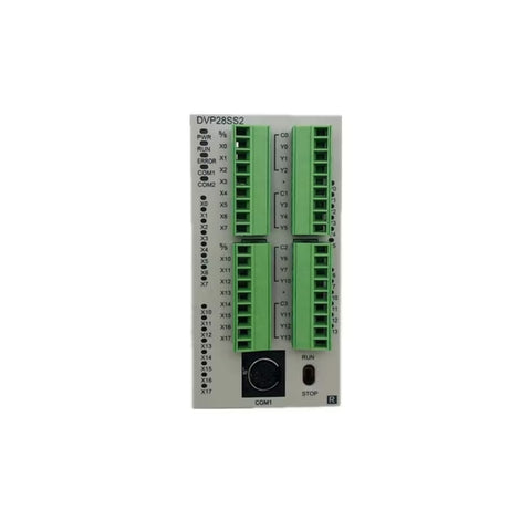 Delta DVP28SS211T PLC Module with robust design and industrial features.
