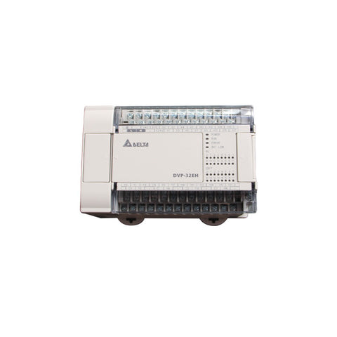 Delta DVP32EH00T3 PLC Module with versatile control functions and reliable industrial design.