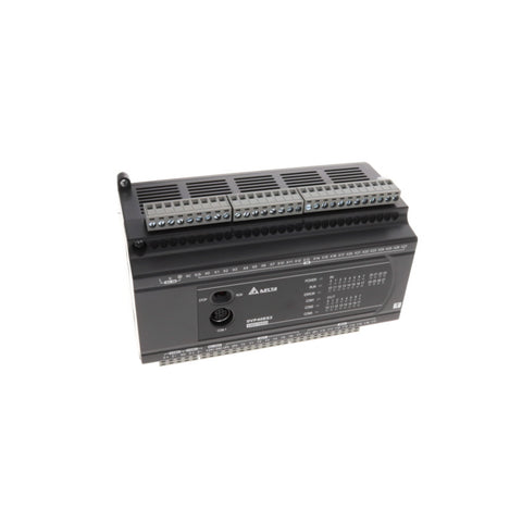Delta DVP40ES200T PLC Module with robust design and reliable industrial communication.
