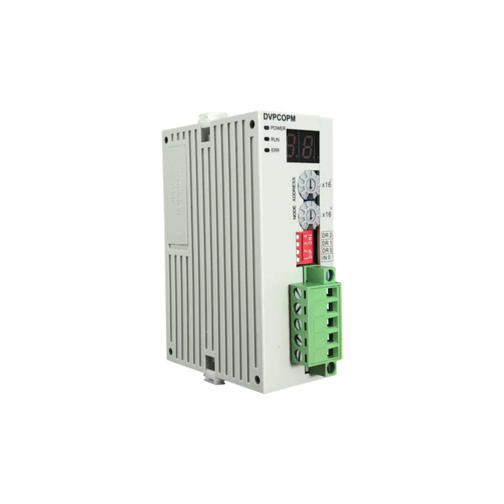 Delta DVPCOPM-SL PLC Module with reliable industrial communication and robust design for automated environments.