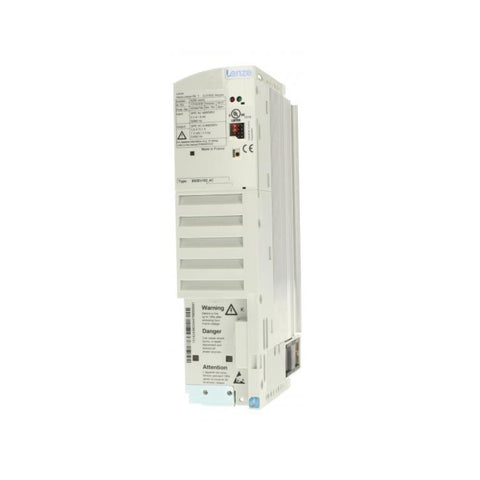 Lenze E82EV152-4C VFD, 1.5 kW, 400–500 V AC input, compact design for precise industrial motor control.