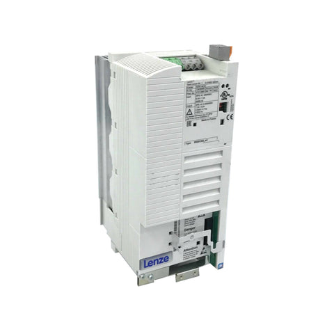 Lenze E82EV302-4C VFD, 3.0 kW, 400–480 V AC, vector control, panel-mounted design for efficient industrial motor control.