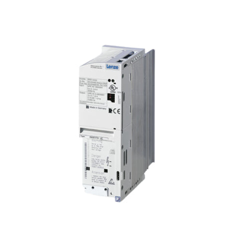 Lenze E82EV751-4C frequency inverter, 0.75 kW, 400–500 V AC, compact design for precise industrial motor control.