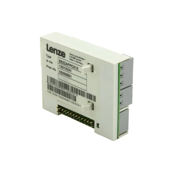 Lenze E82ZAFPC010 PROFIBUS module with 9-pin Sub-D connector for efficient and compact industrial communication integration.