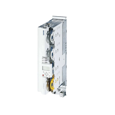 Lenze E94ASHE0074 3.0 kW servo drive, 9400 HighLine series, 400 VAC input, 7.0 A output, 8 kHz switching frequency for industrial automation.

