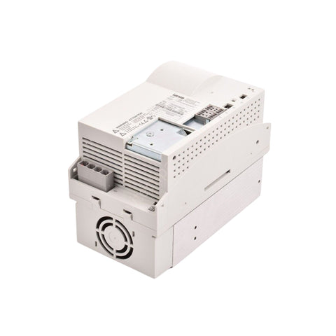 Lenze ECSEE040C4B servo drive power supply module with 400–480 V AC input and 565–675 V DC output for industrial automation systems.
