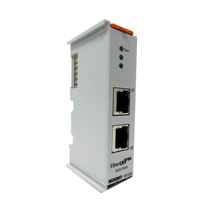 Beckhoff EK1122 EtherCAT junction terminal, 2-port, DIN-rail, Hot Connect