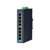 Advantech EKI-2528-BE 8-port unmanaged industrial Ethernet switch for reliable network expansion and data transmission.