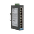 Advantech EKI-2728 8-port unmanaged industrial Ethernet switch for reliable factory automation networks.