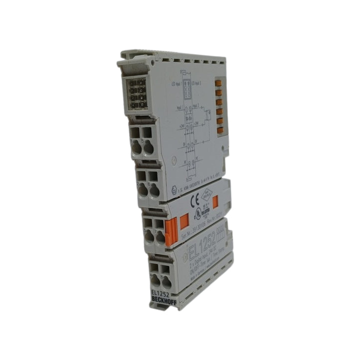 Beckhoff EL1252 2-channel digital input terminal, 24 V DC, for precise signal detection in automation systems.