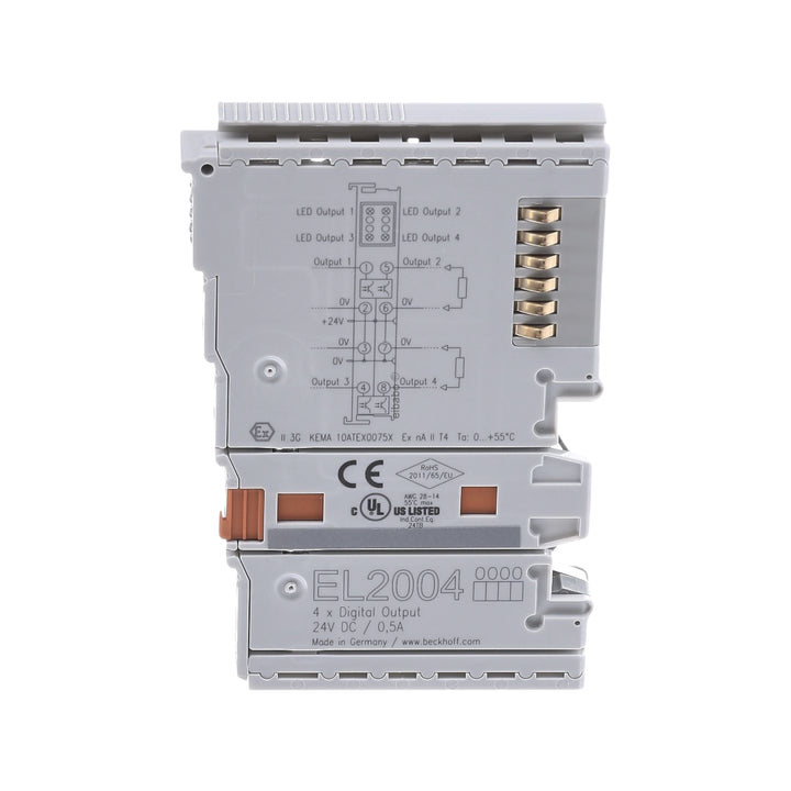 Beckhoff EL2004 digital output terminal, 4-channel, 24 V DC, EtherCAT