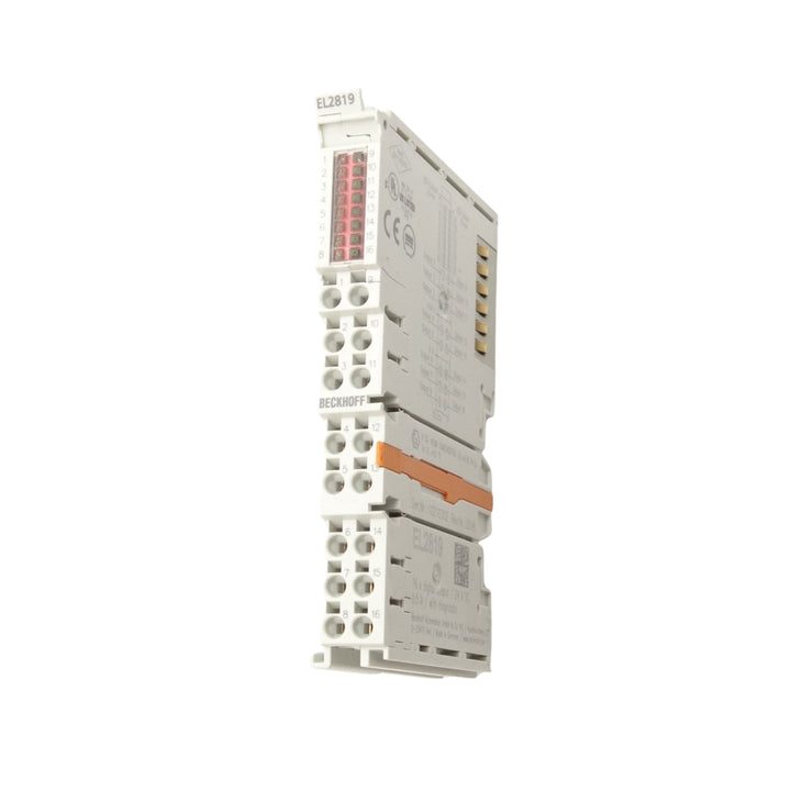 Beckhoff EL2819 digital input terminal, 8-channel, 24 V DC, high-speed for industrial automation and machine control.