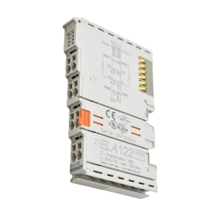 Beckhoff EL4122 analog output terminal, 2-channel, ±10 V, 16-bit, EtherCAT