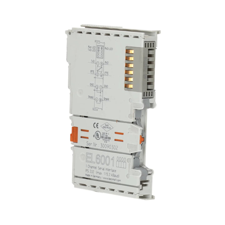 Beckhoff EL6001 RS232 serial interface terminal, 1-channel, EtherCAT I/O