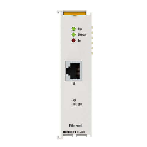 Beckhoff EL6688 EtherCAT terminal, IEEE 1588 synchronization and time stamping