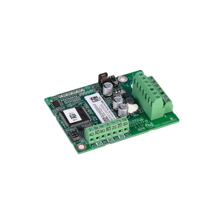 Delta EMC-PG01L encoder feedback module for precise speed and position control in industrial motor drive systems.