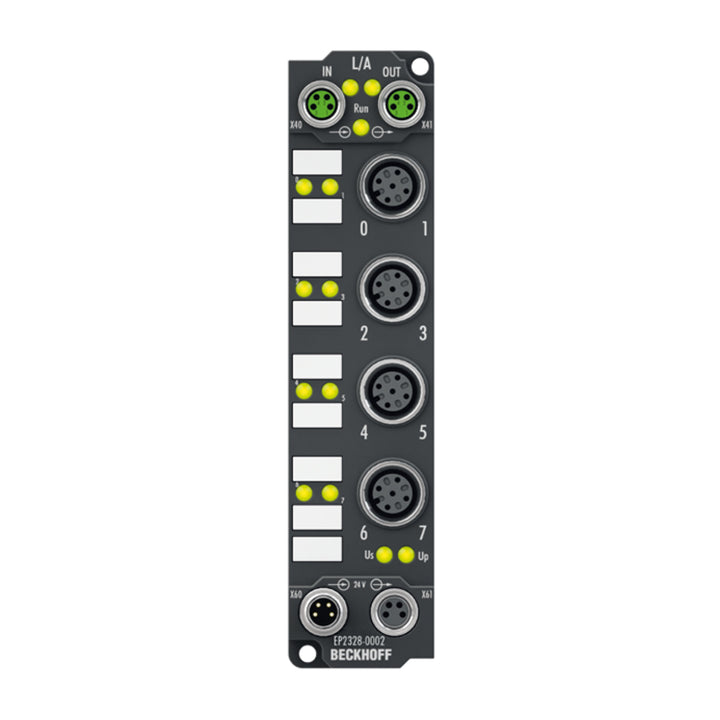 Beckhoff EP2328-0002 EtherCAT Box, 8 digital inputs, 8 digital outputs, IP67