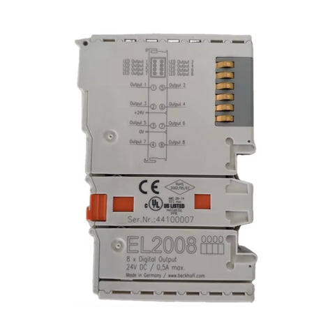 Beckhoff ES2008 EtherCAT switch, 8-port unmanaged, compact industrial design