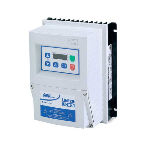 Lenze ESV371N01SXC VFD, 0.5 HP, 120 V, NEMA 1, compact drive for OEM automation