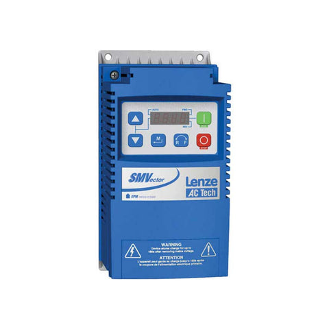 Lenze ESV751N04TXB VFD, 0.75 kW, 3-phase, 380–480 V, compact 8200 Vector series drive for OEM and automation systems.