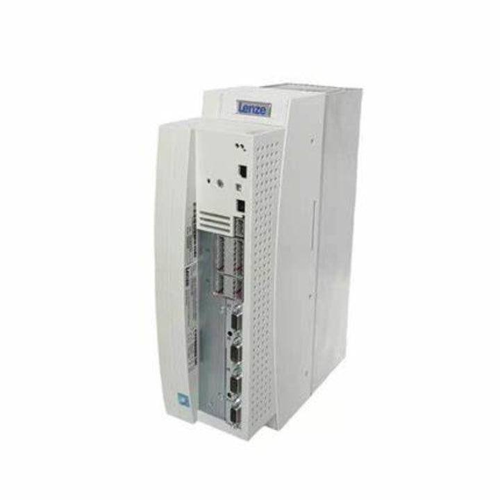 Lenze EVS9321-ES 0.37 kW servo inverter, 9300 series, 3-phase 400–480V AC input, compact design for industrial motor control applications.