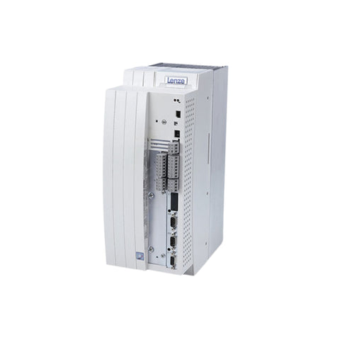 Lenze EVS9324-ESV004 servo inverter, 4 kW, 400 V, IP65, for decentralized automation systems.