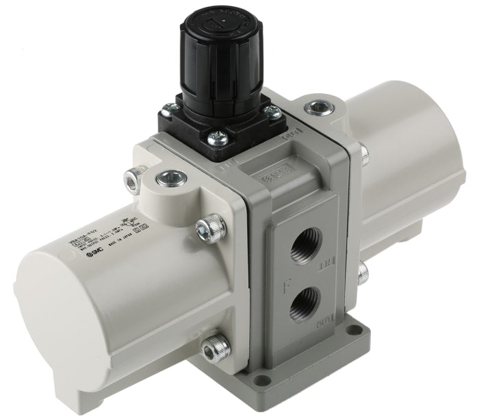 SMC VBA10A-F02 Industrial Communication Device with robust design for long-term operation.
