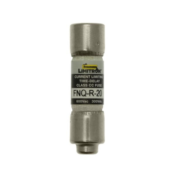 Bussmann FNQ-R-20 Class CC fuse, 20 A, 600 V, dual element, time-delay