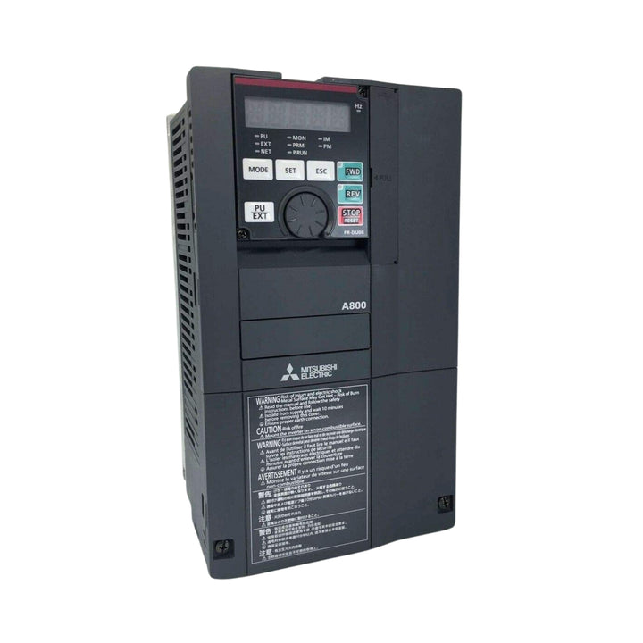 Mitsubishi FR-A840-00126-2-60 VFD, 12.6kVA, 3-phase 200–240V, A800 Series advanced drive for industrial motor control.