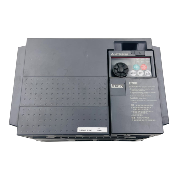Mitsubishi FR-E740-5.5K-CHT inverter, 5.5 kW, 380–480 V, FR-E700 series compact VFD
