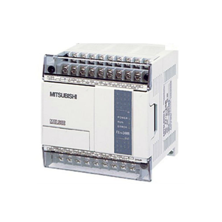 Mitsubishi FX1N-24MT-001 PLC, 24 I/O, 24 VDC, compact controller with transistor outputs