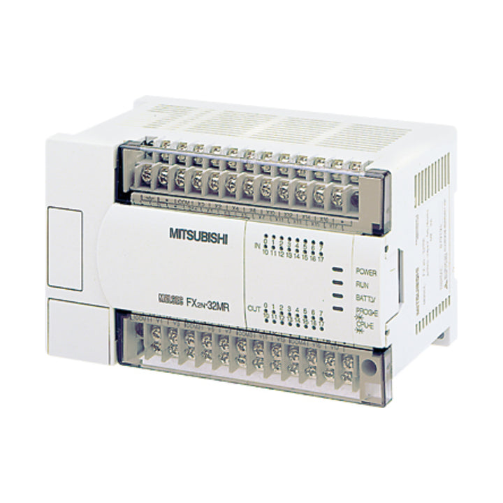 Mitsubishi FX2N-128MR-ES/UL PLC, 128 I/O, 100–240V AC, relay outputs, UL certified, FX2N main unit