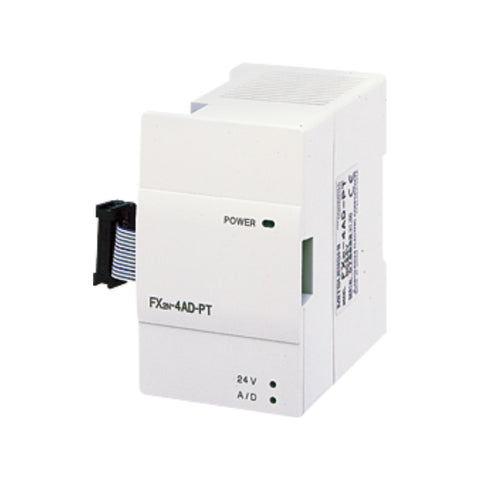 Mitsubishi FX2N-4AD-PT analog module, 4-channel, PT100 temperature input, for FX2N PLCs, accurate and reliable.
