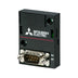 Mitsubishi FX3G-232-BD RS-232 serial module for FX3G PLC, DIN‑rail communication interface