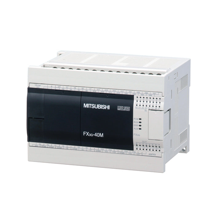 Mitsubishi FX3G-40MT/DSS PLC, 40 I/O with transistor outputs, 100–240V AC, FX3G Series main controller